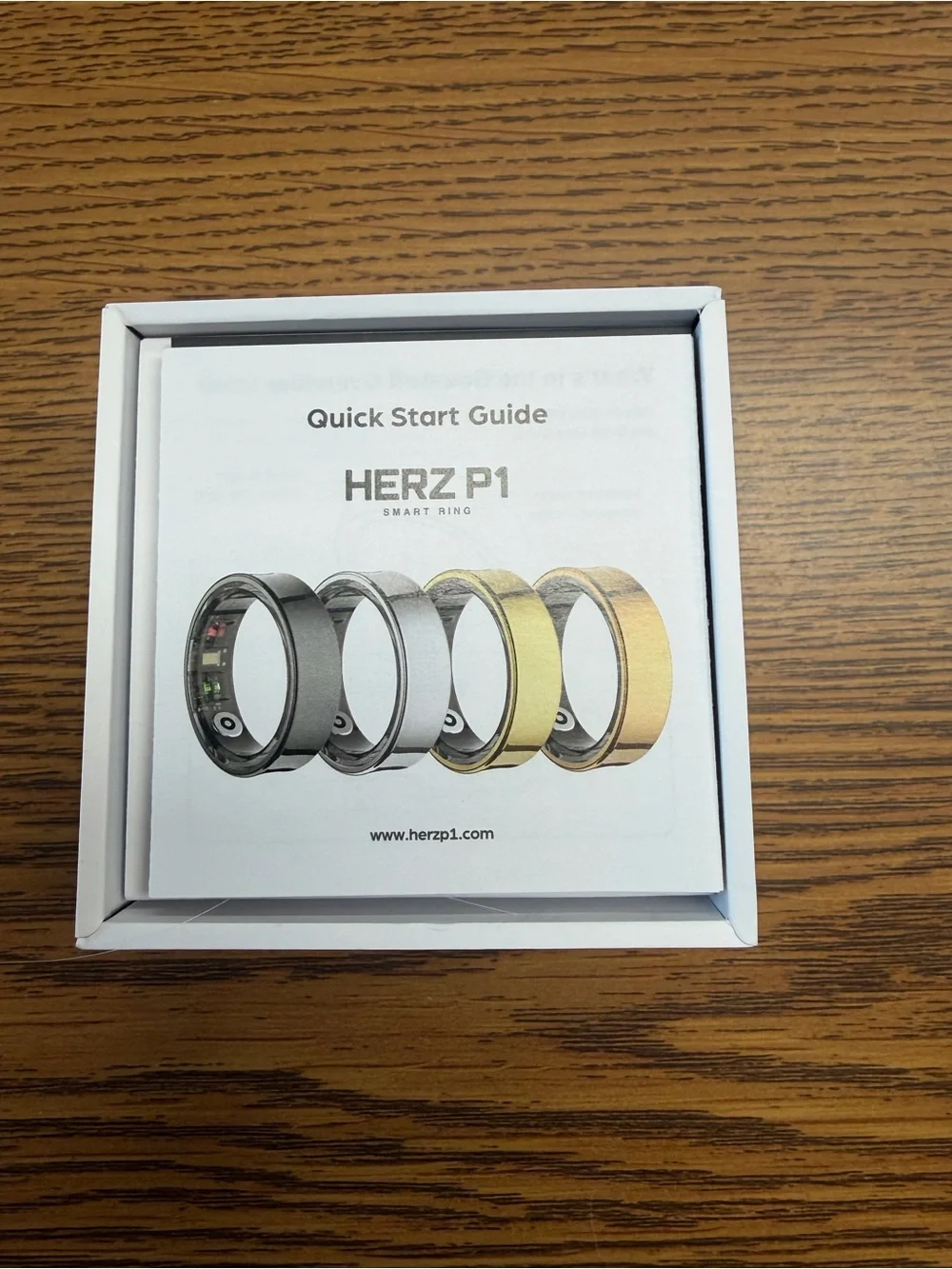 HerzP1 Smart Ring — Gold Wearable Ring